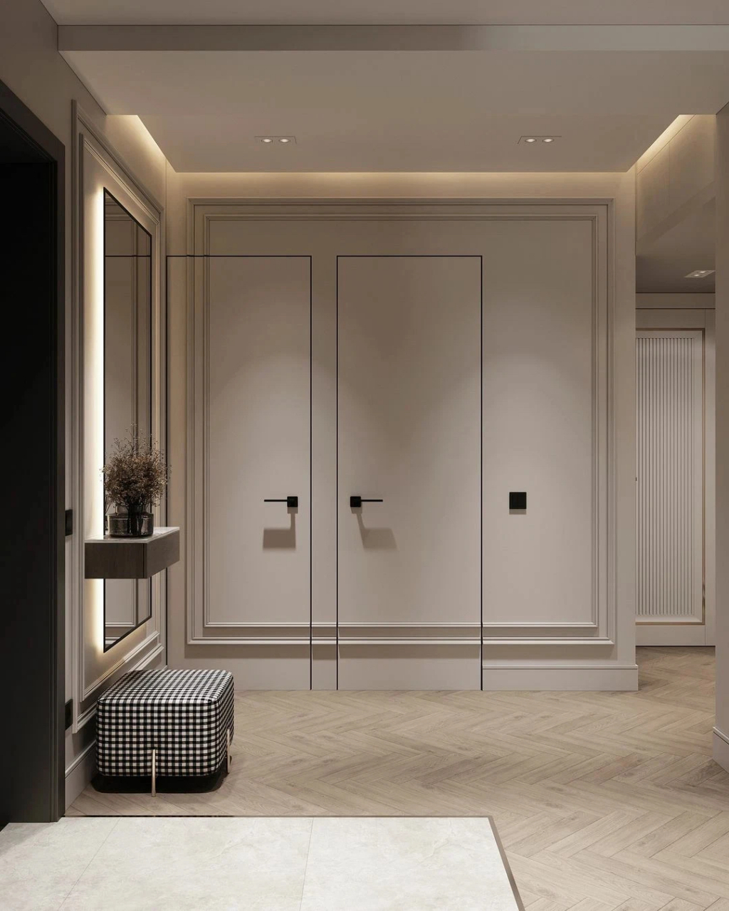 石膏线成为主角的设计,真的很轻奢!