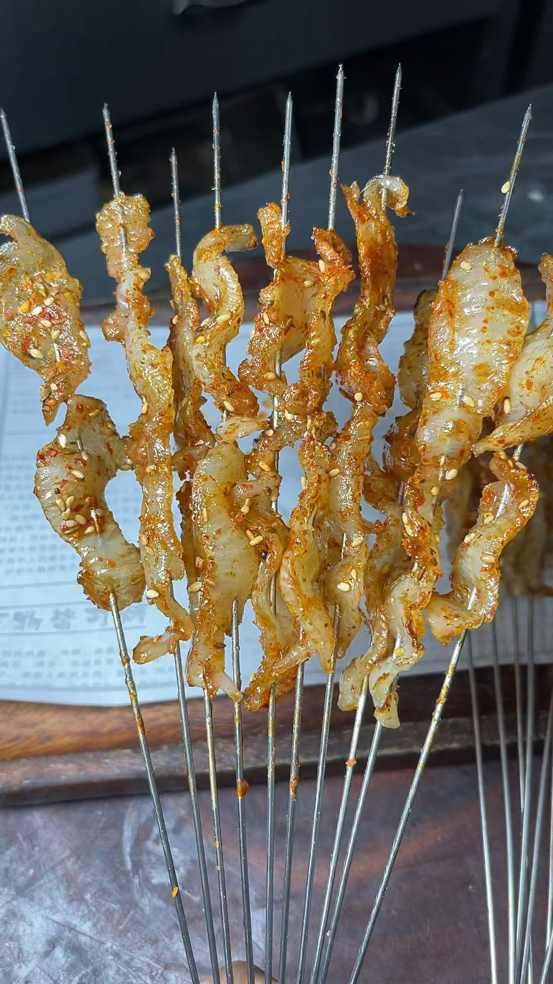 烧烤教程烤牛窝骨筋