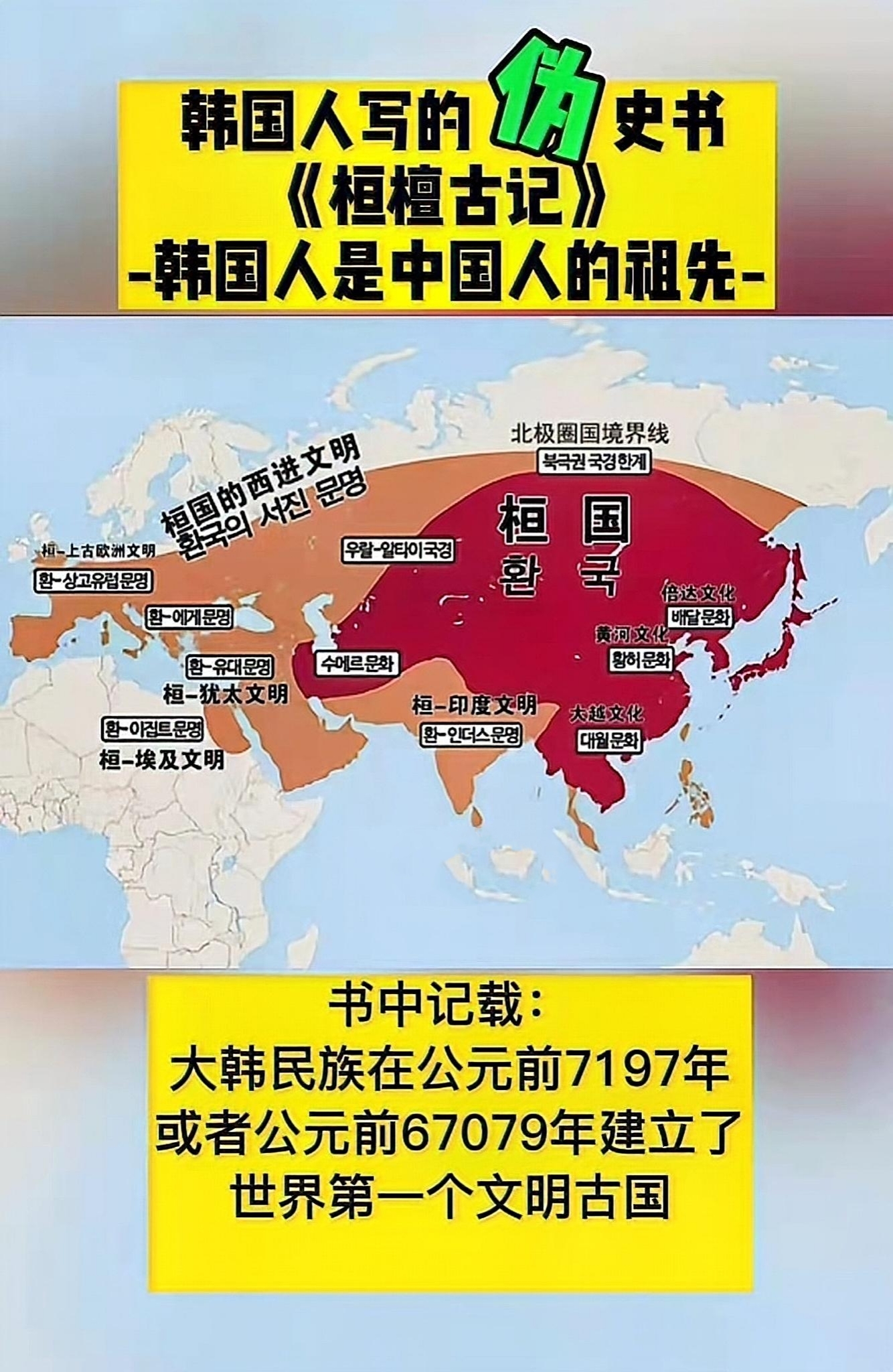 韩国人写的历史:说他们是中国人的祖先,真无语=_=,大家怎么看