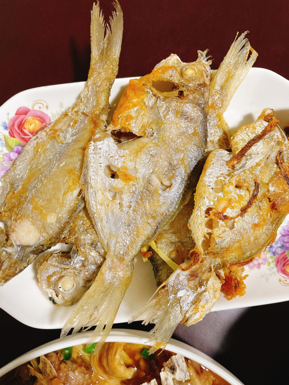 潮汕家常菜 排骨蒸腐竹 清炒花菜 香煎乌脐鱼 家常做法简单美味