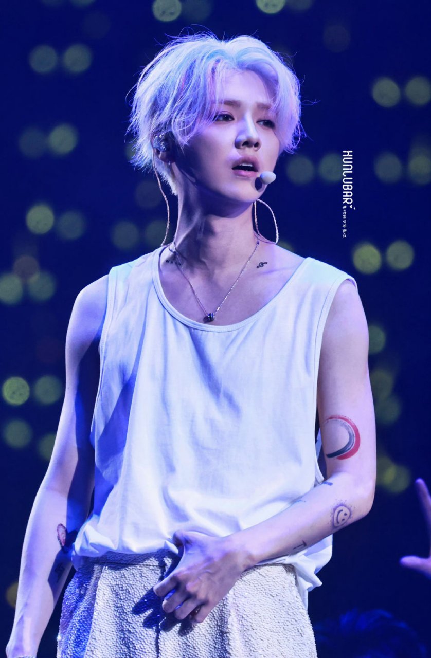 鹿晗真的太适合银发造型啦! 能不能把这头银发焊在头上啊?