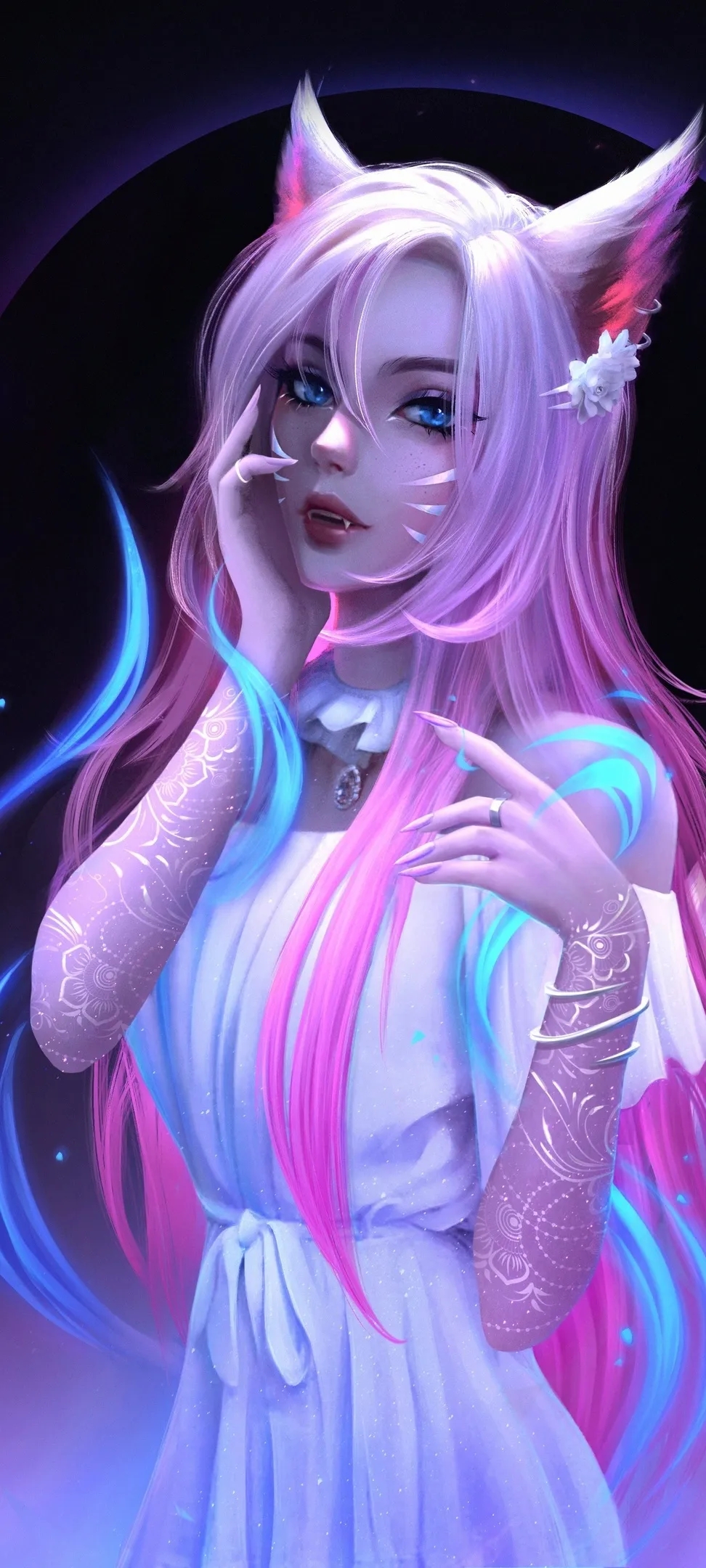 3d动漫手机美女图壁纸