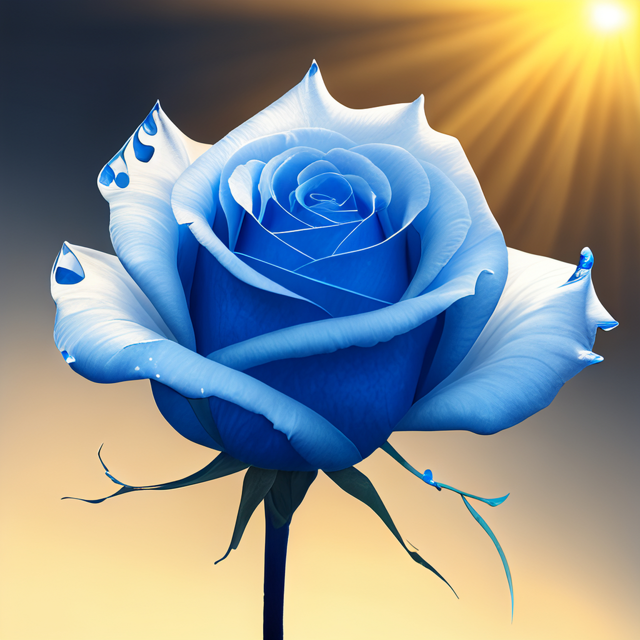 高贵冷艳的蓝玫瑰