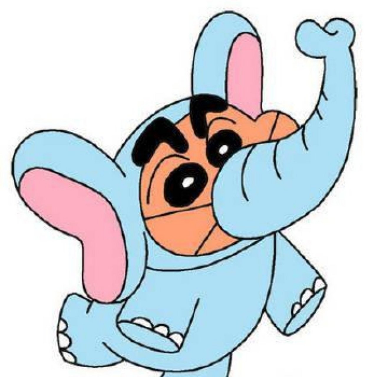 动画片中的经典台词# #蜡笔小新# 大象,大象你的鼻子为什么那么长?