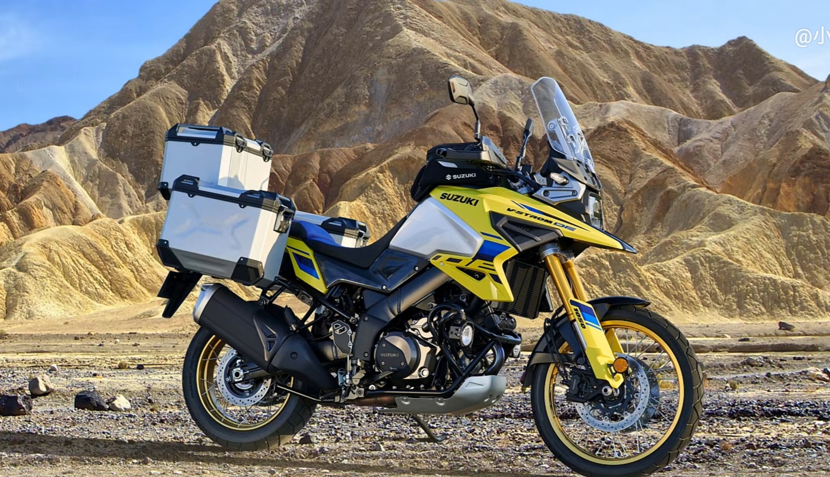 铃木新款的v-strom800de,这款车也被称为铃木最强越野拉力车