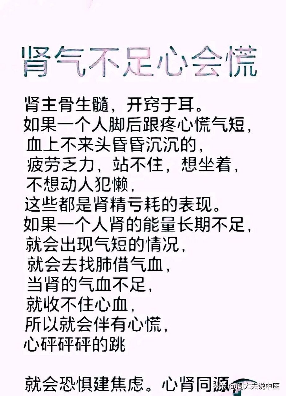 今天我们来聊一聊肾气不足时,身体会发生什么.  肾主骨生髓,开窍于耳.