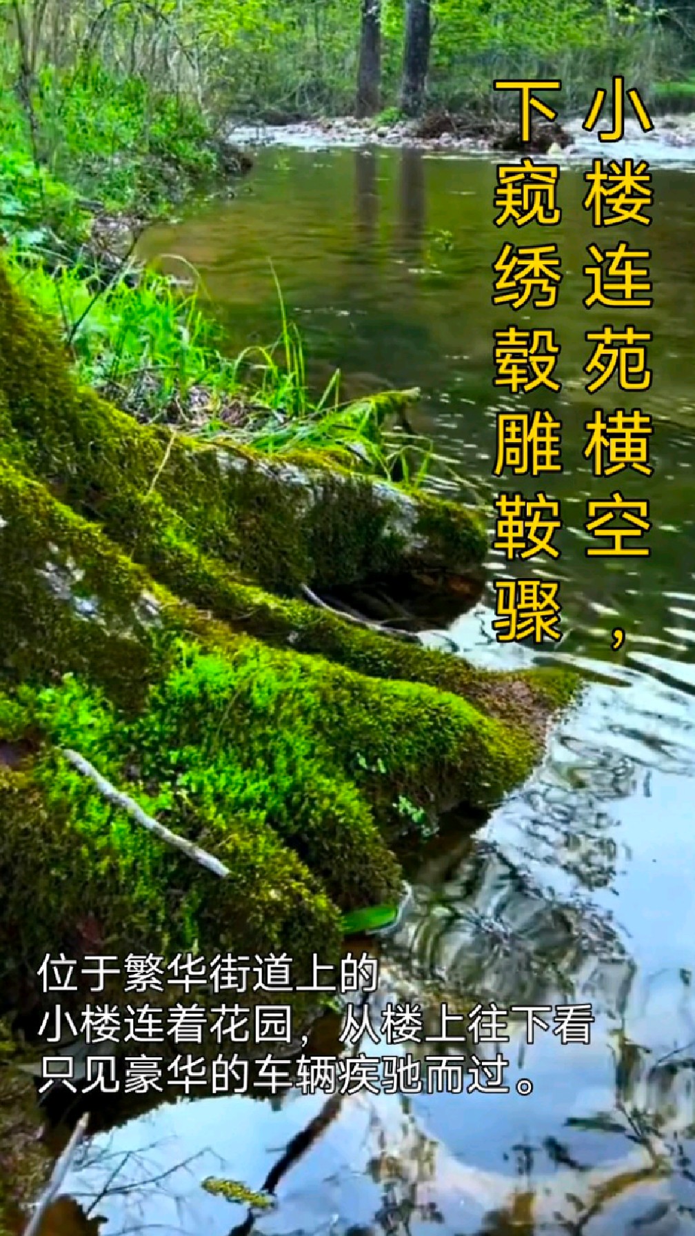 潺潺流水,優美風景詩句,讓你片刻靜心