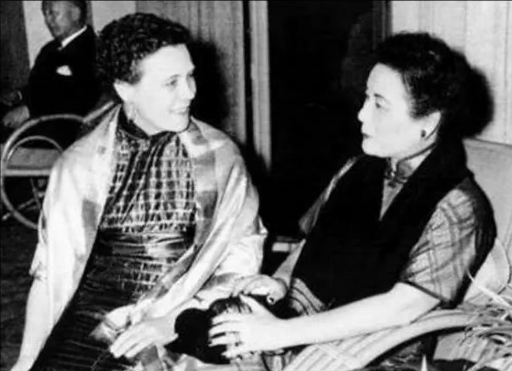 宋美龄与蒋方良婆媳合影