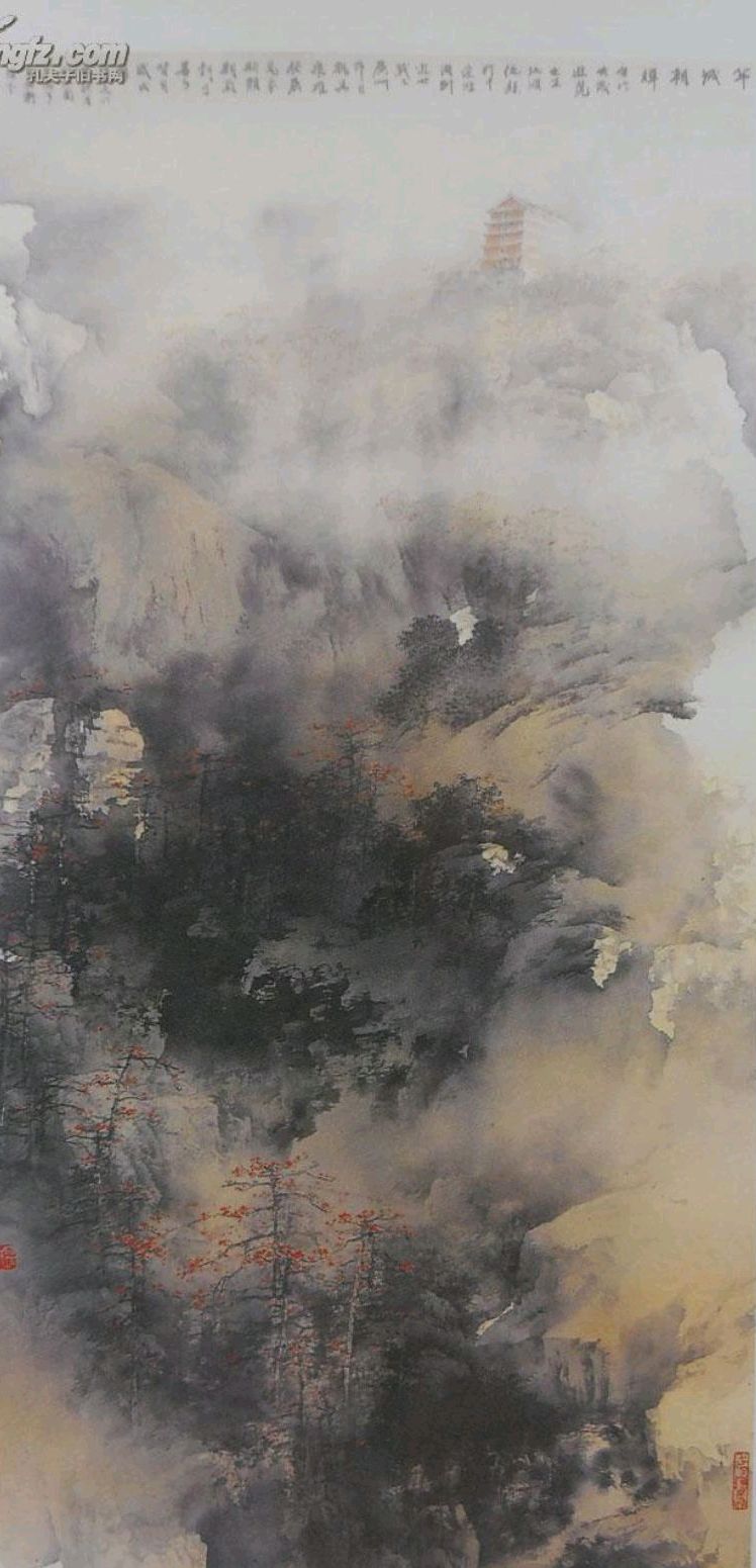 旅居海外的泼墨大家一一何百里