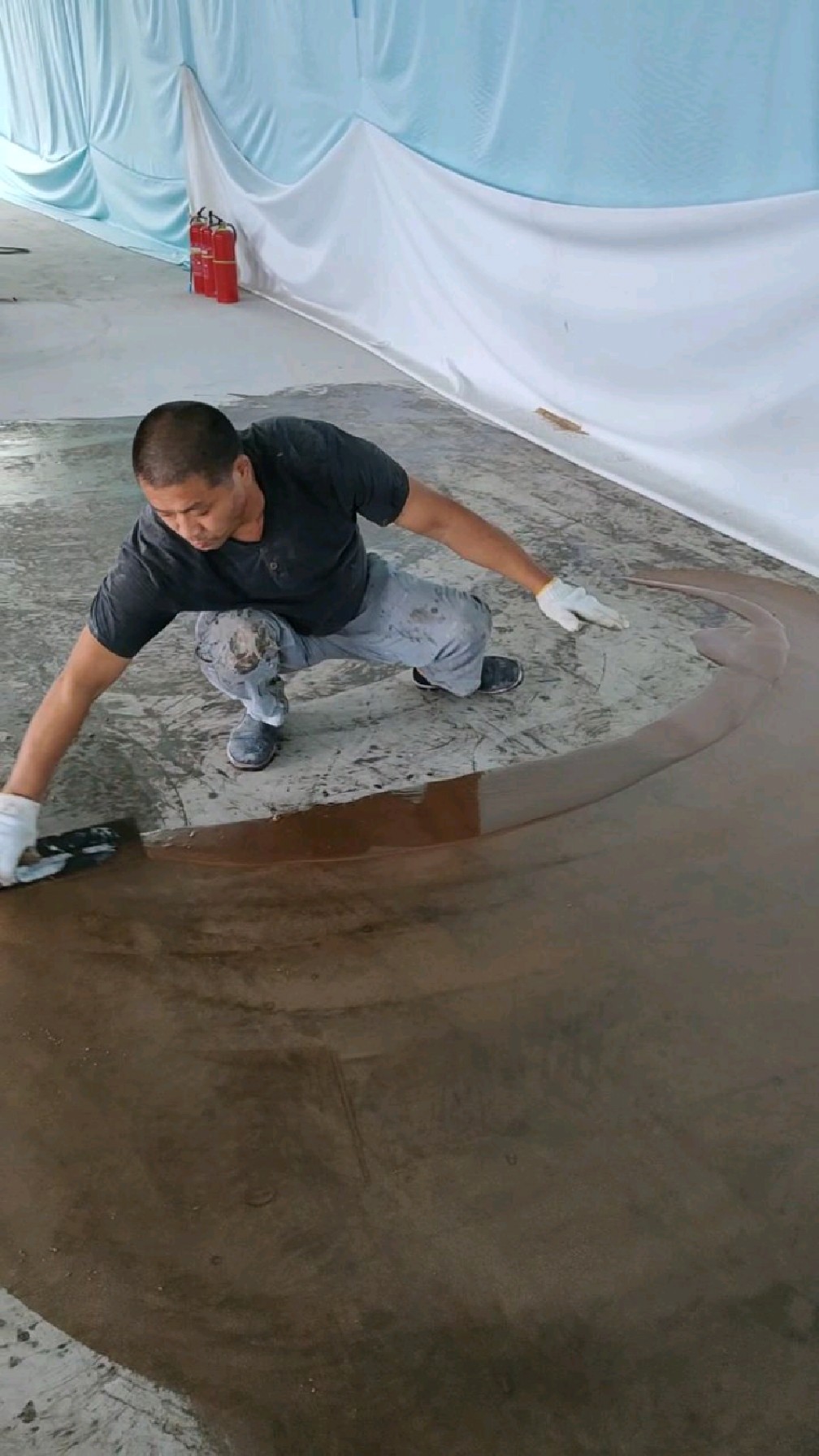 环氧砂浆层施工