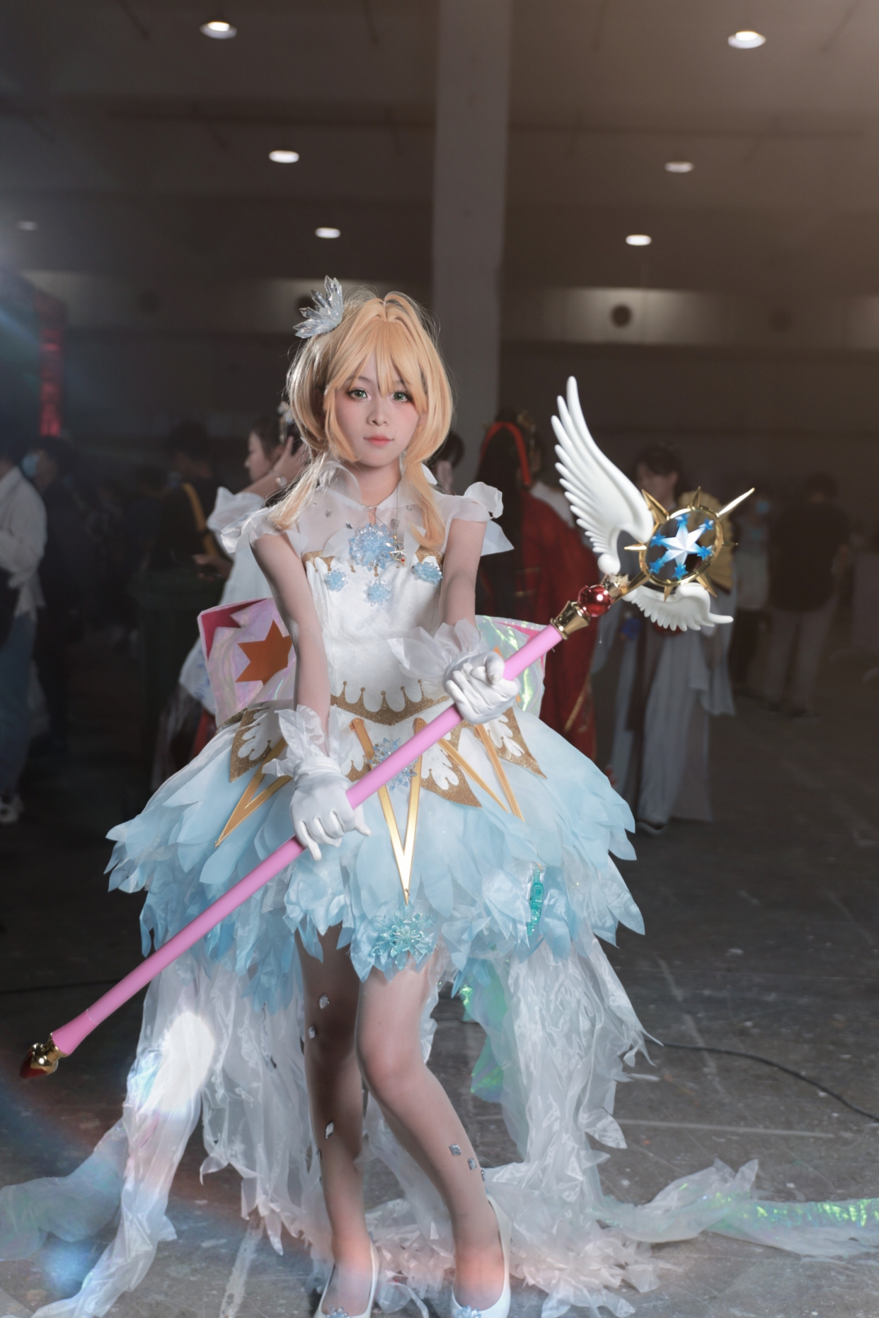 「cosplay场照」魔卡少女樱 小樱 冰晶服 冰雪天使