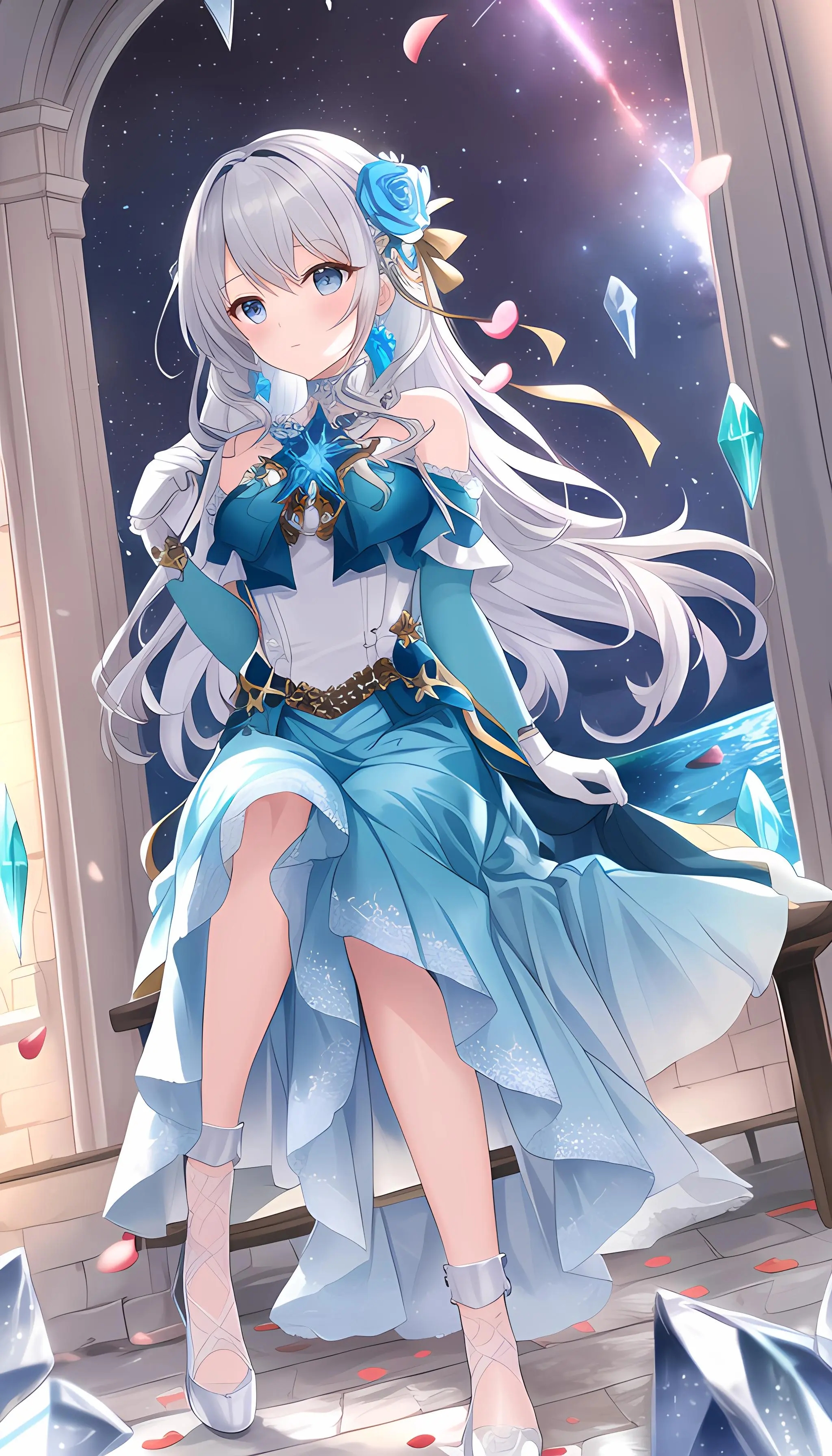 二次元美少女浅色系