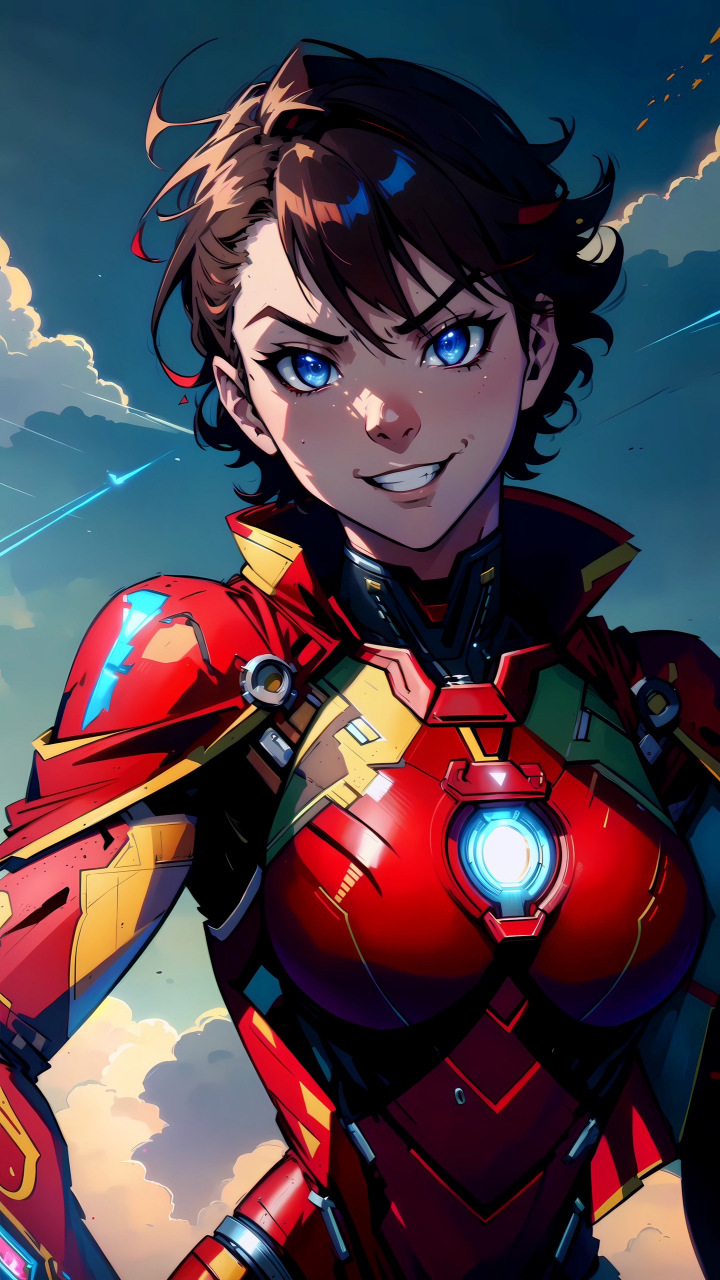 一组女版复仇者联盟角色插画,别有一番特色. #动漫# #插画# #漫威