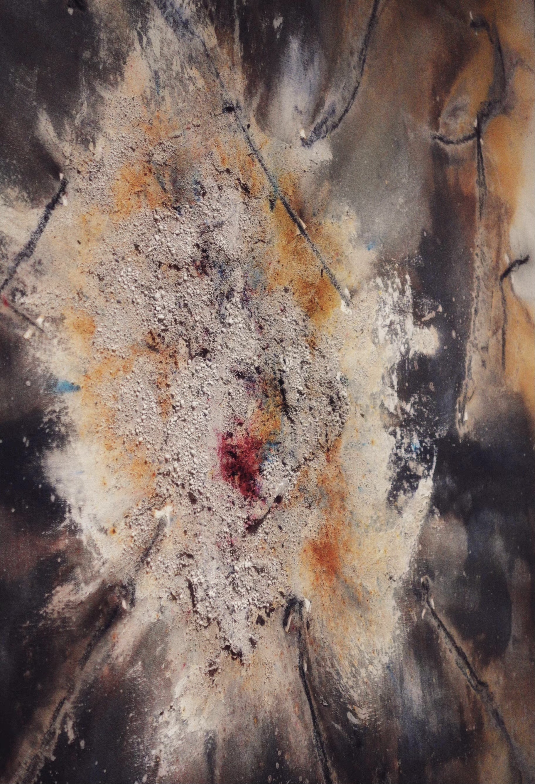 蔡国强烟火作品及手稿