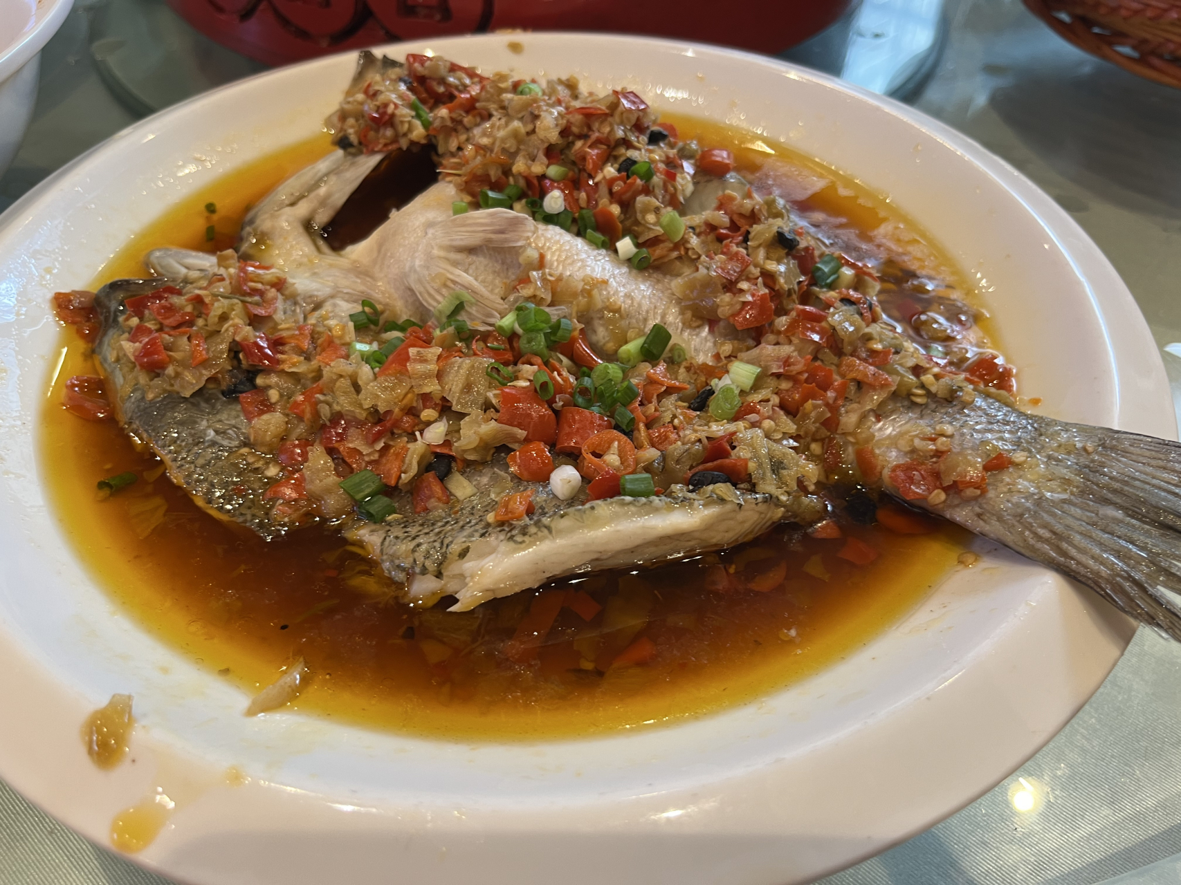 今天去吃了个满月酒,湖南菜确实很赞[good]