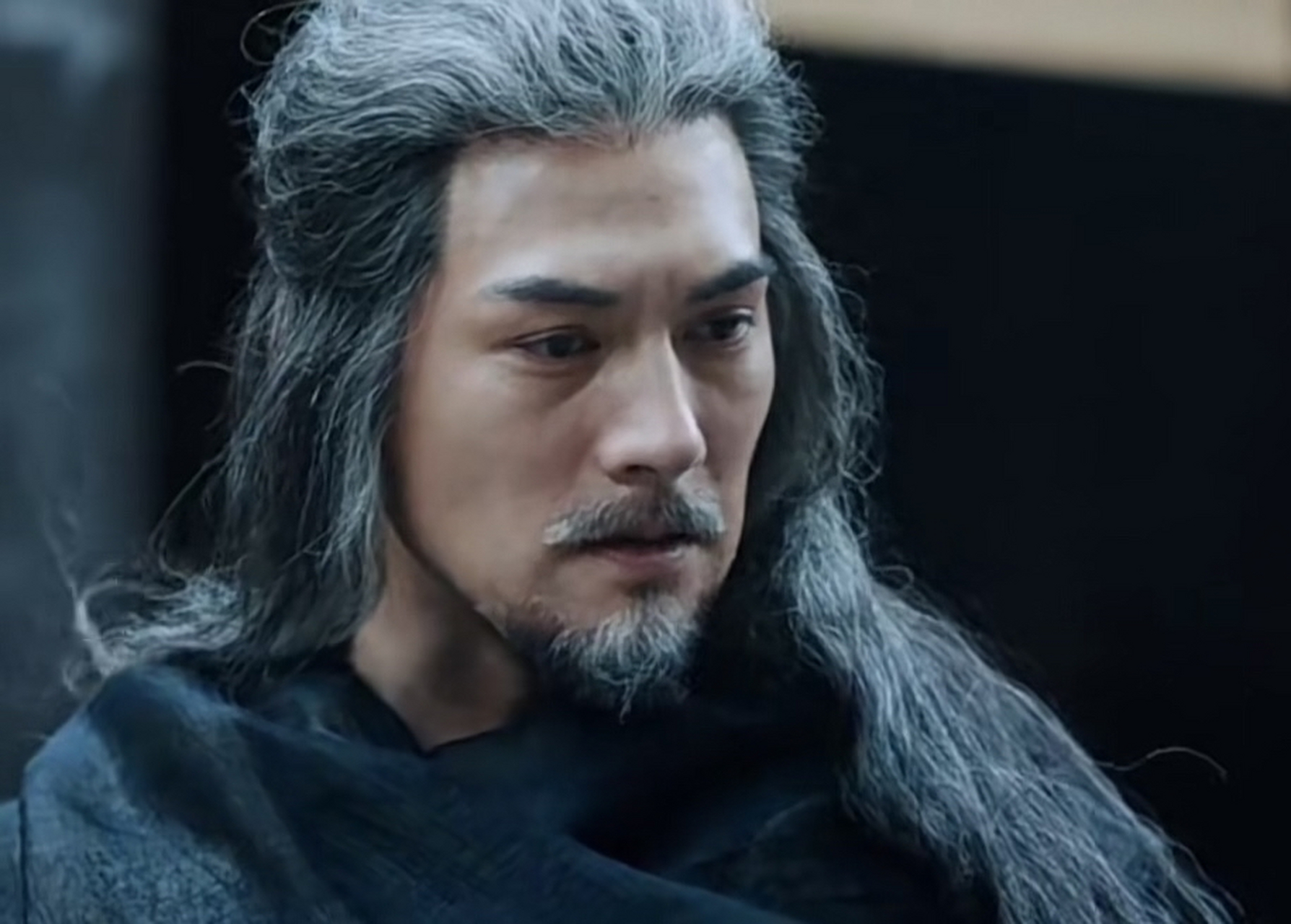 老年版严宽,帅哥老了还是帅,长了一张古装脸