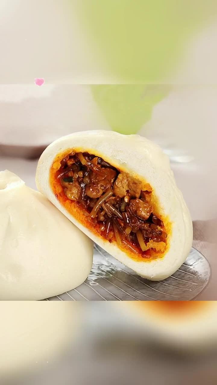 和善园香辣粉丝豆腐包家庭装鲜肉包菜包营养早餐大包子12个960克-度小