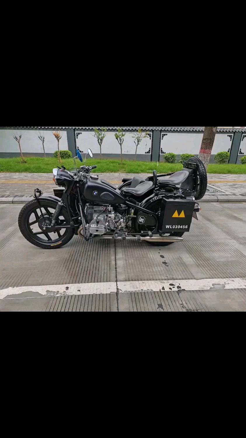 宝马r100四人座边三轮摩托车,行驶900公里,挎子,侉子,跨子,偏三轮