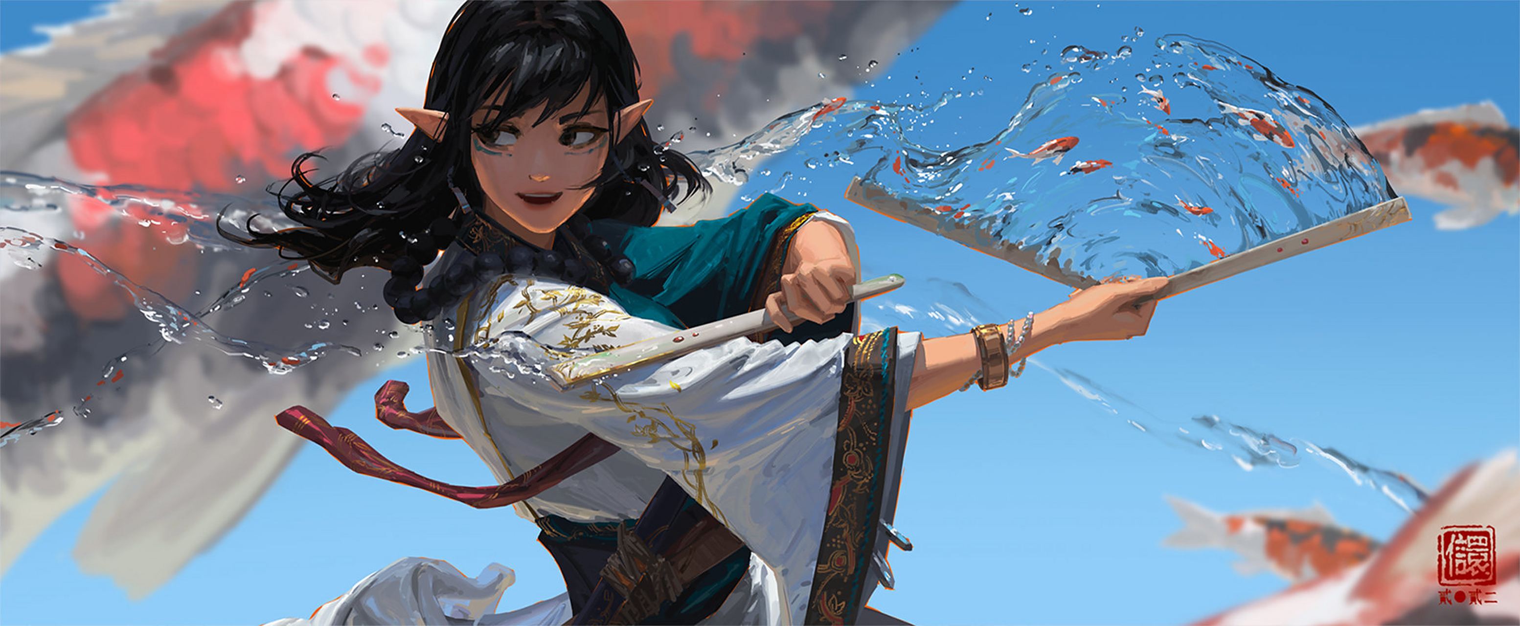 动漫# #插画# #二次元