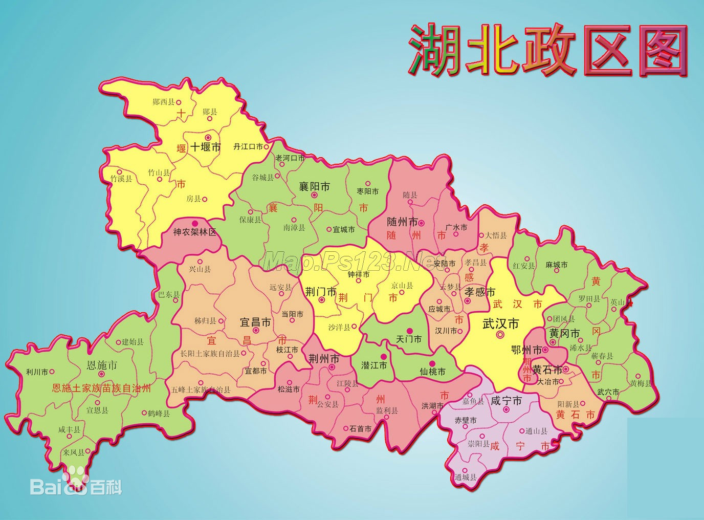 湖北黄石团城山地图图片