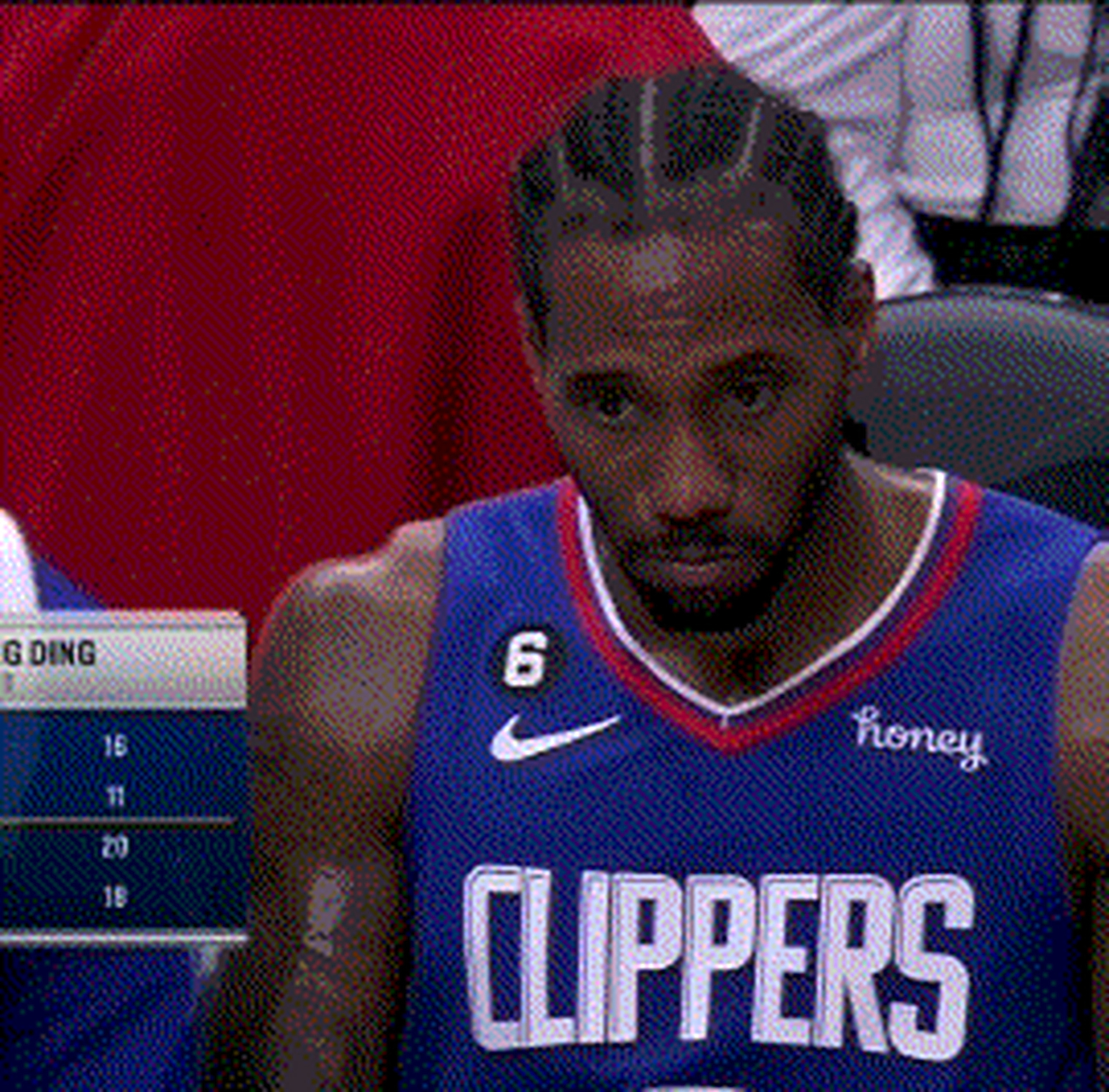 小卡这表情,不知道得还以为被打哭了呢[捂脸]#nba吐槽大会