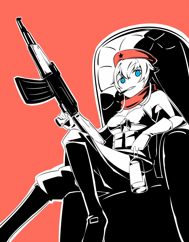 少女前线:老大,舞台又扩大了呢,从今以后还要继续战斗呢--ak47