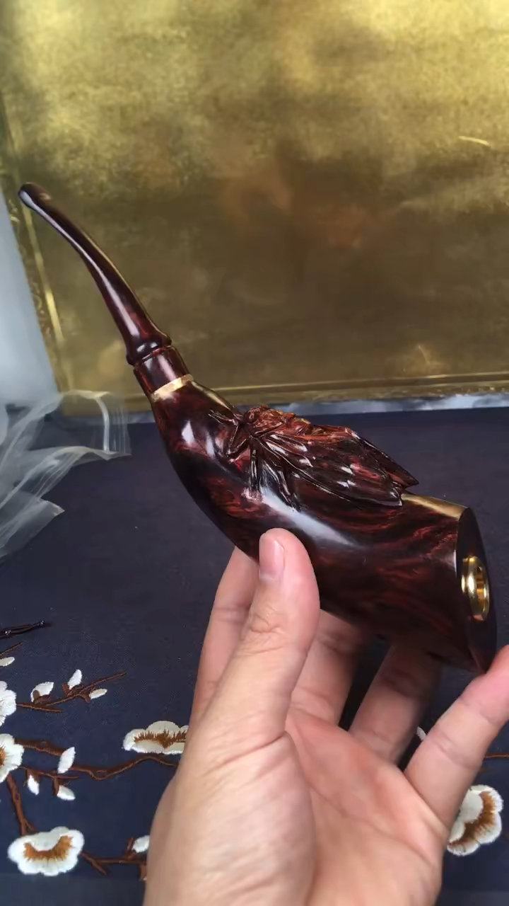 海南黄花梨烟斗