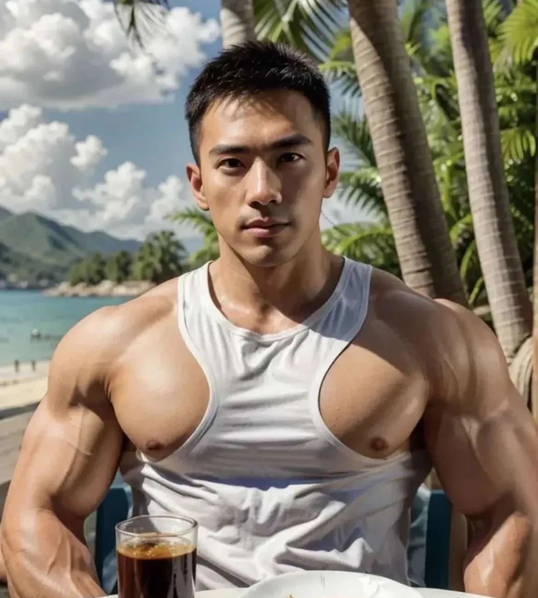 高配版"汪小菲"?ai天菜肌肉男神太完美