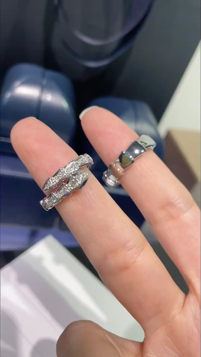 宝格丽 灵蛇钻石戒指#戒指#高端轻奢饰品#同城-度小视