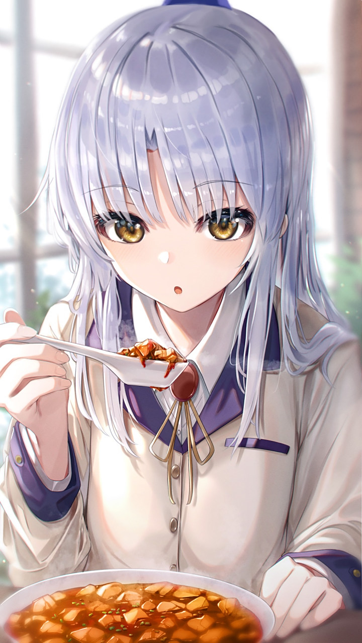 麻婆豆腐,小心烫哦——立华奏(angel beats!)#二次元#  画师:黑/kuro