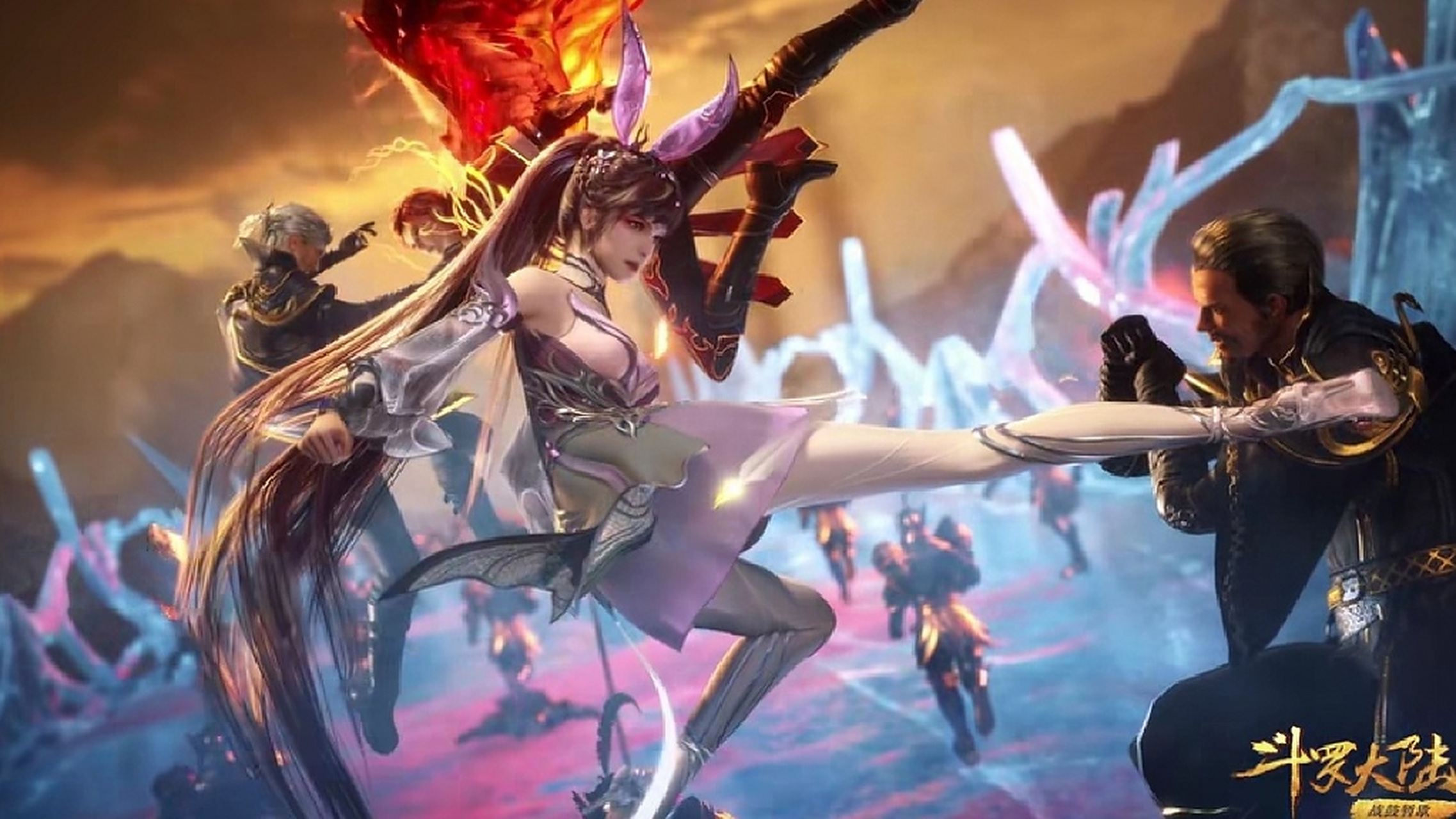 在嘉陵关大战中,除了小舞释放佛怒唐莲,史莱克六怪好像一直在划水杀