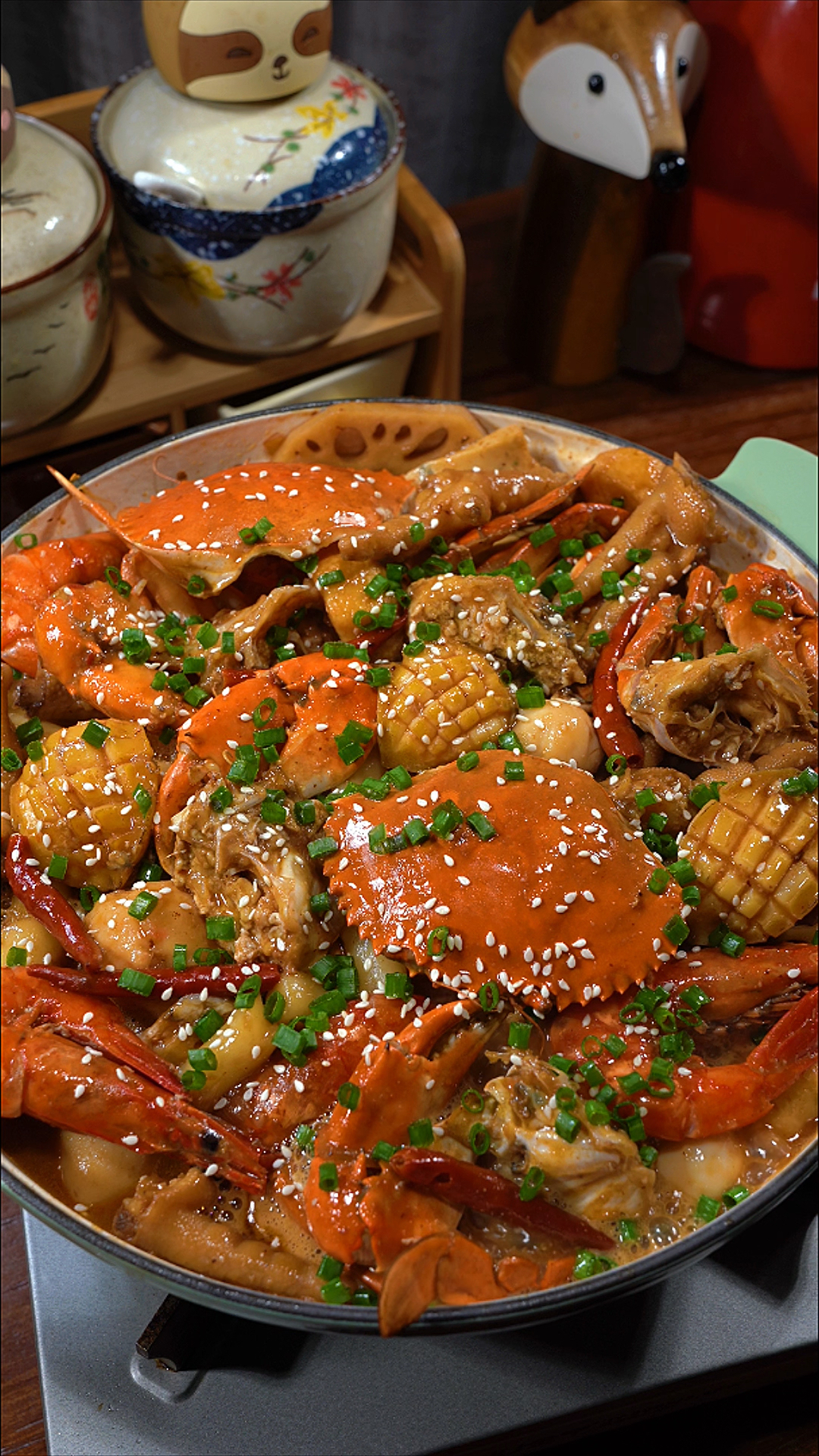 火爆餐厅的肉末蒜蓉生蚝海鲜煲,做法简单,鲜香美味又下饭-度小视