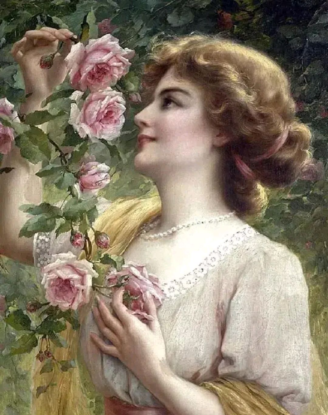 这些美女油画,女子身材窈窕皮肤好,实在太好看!