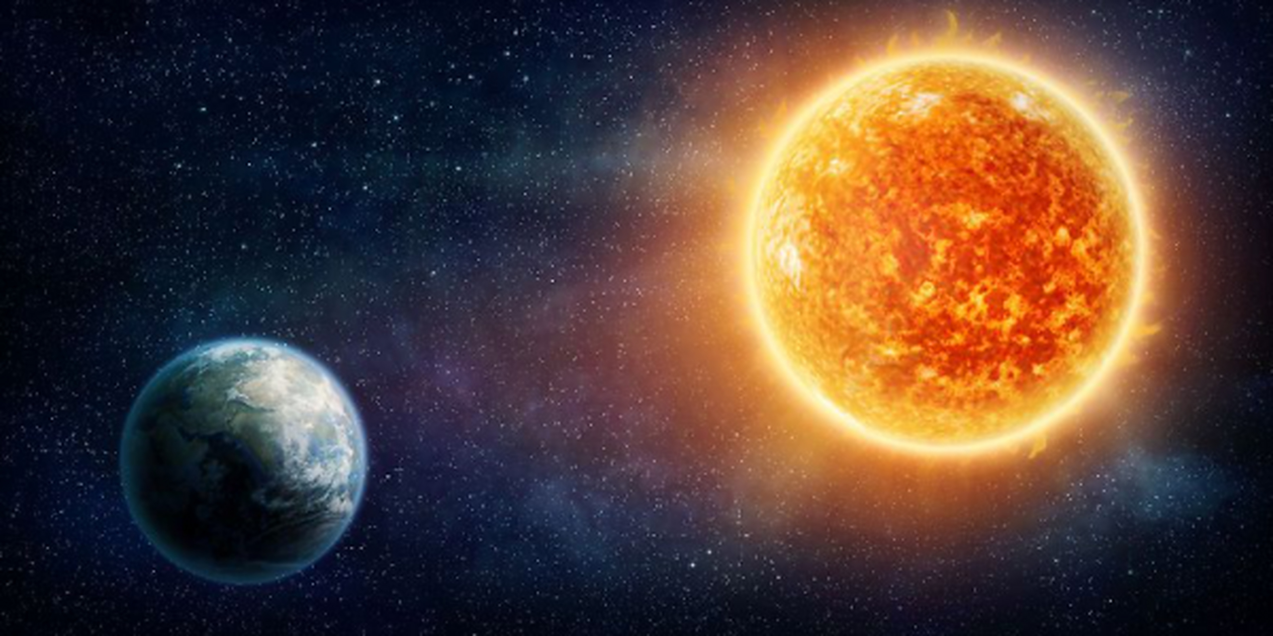 哪个图才是太阳与地球的真实大小关系?