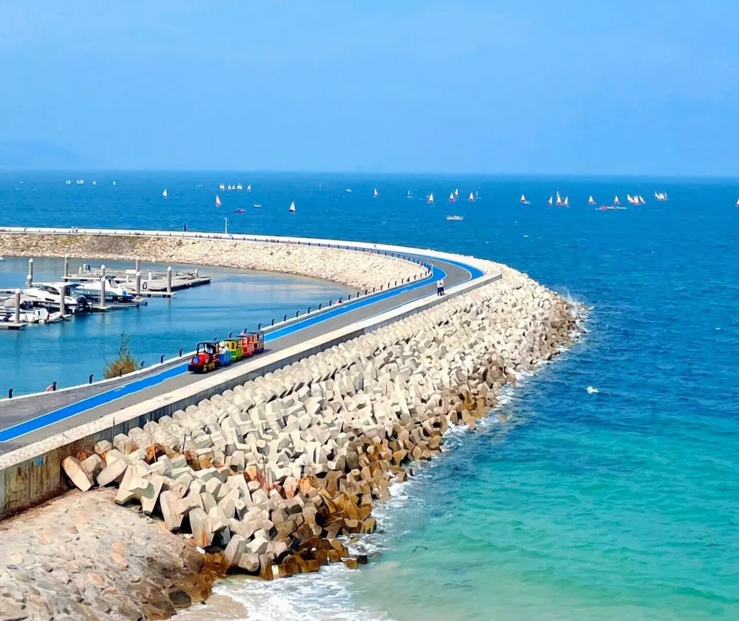 深圳桔钓沙 满眼都是蓝色治愈