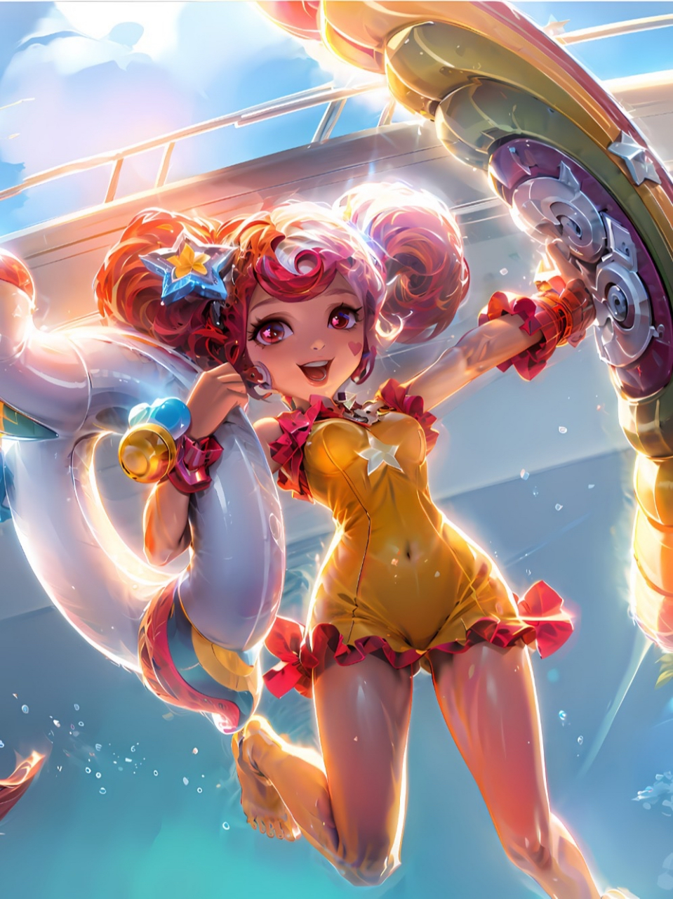 王者荣耀小乔 天鹅之梦 纯白花嫁 独角兽