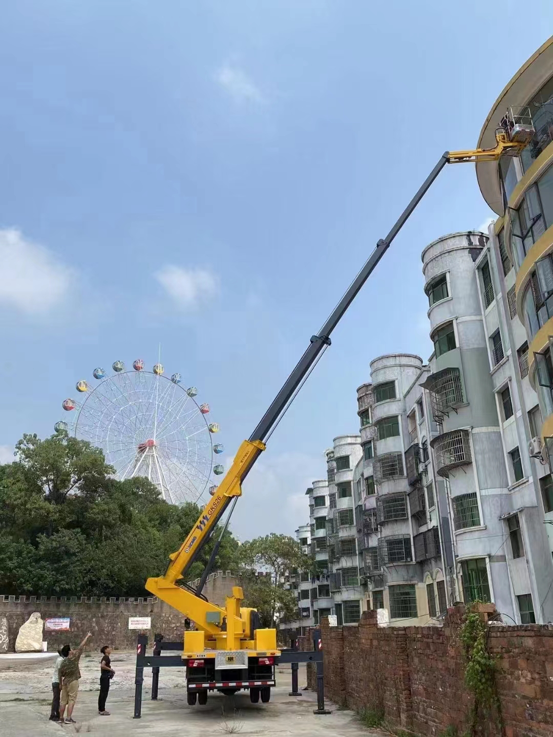 肇庆升降车租赁,大旺高新区附近高空车出租电话,四会云梯车租赁