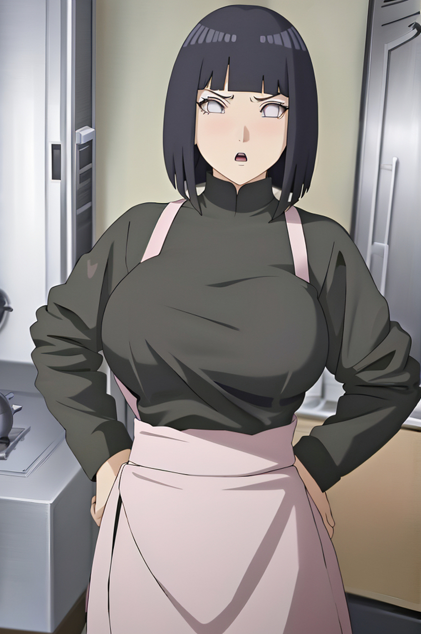 厨房里生气的雏田