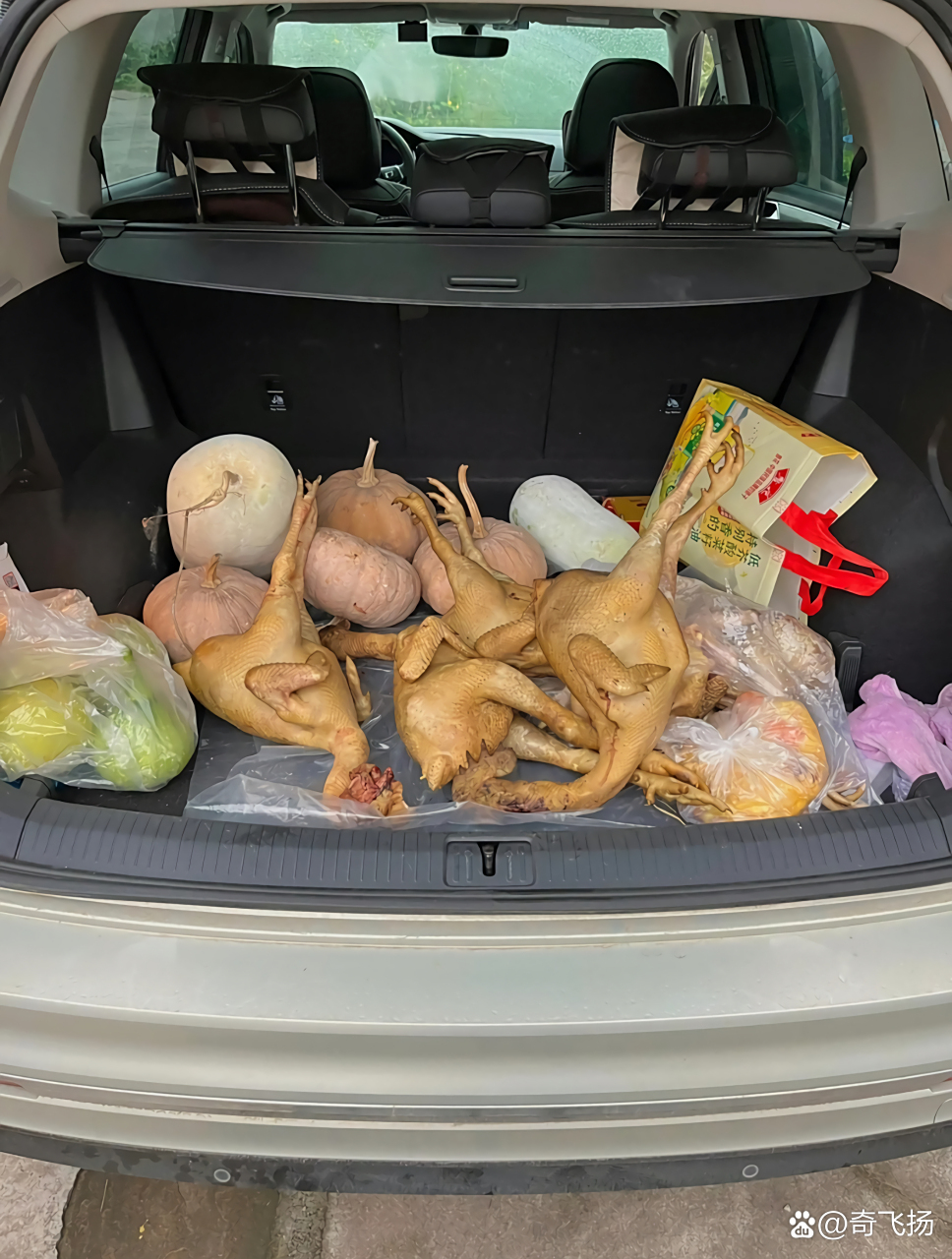 每次回娘家,妈妈都帮我塞满了后备箱[赞同][赞同]