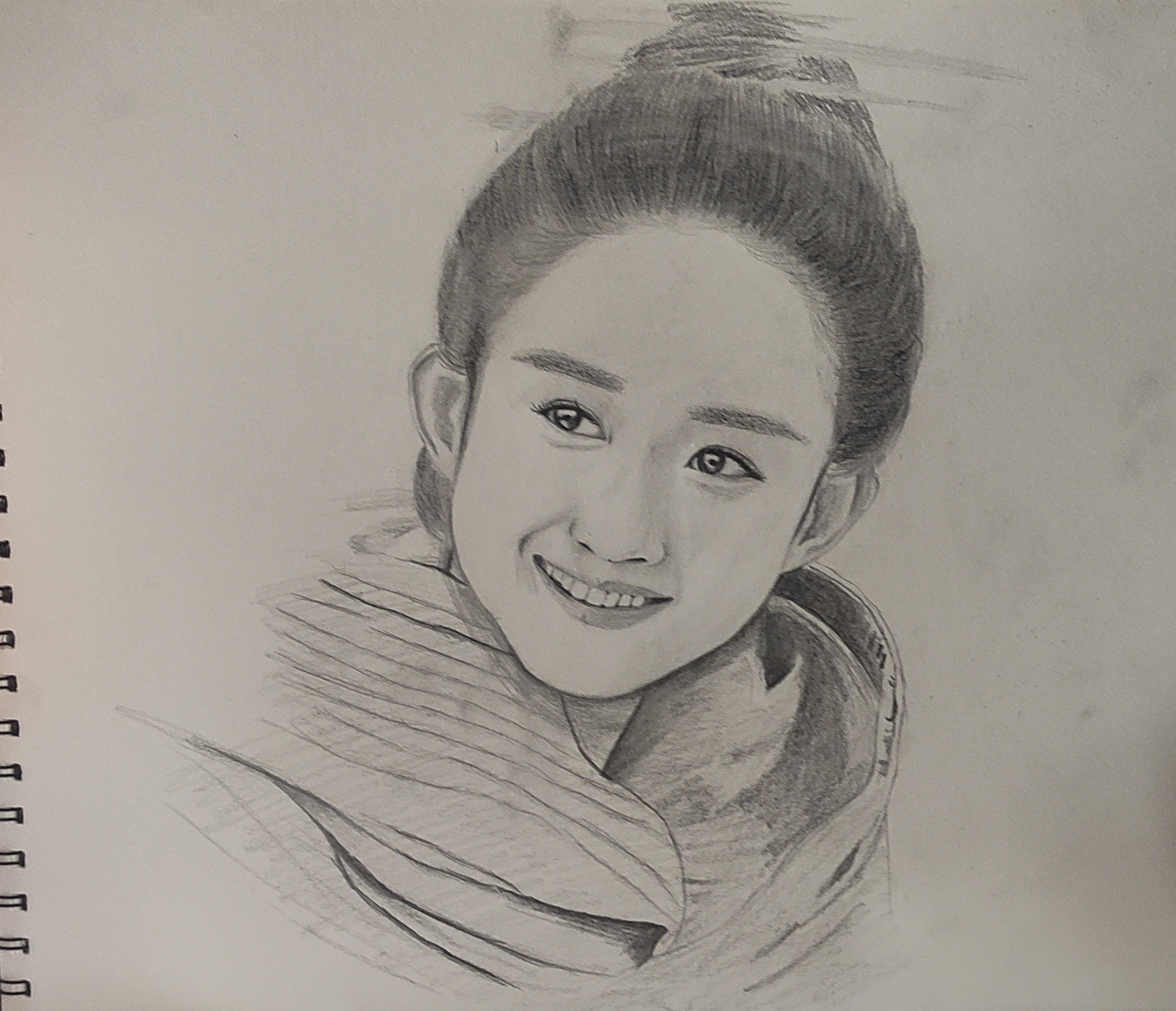 无基础纯爱好者赵丽颖素描