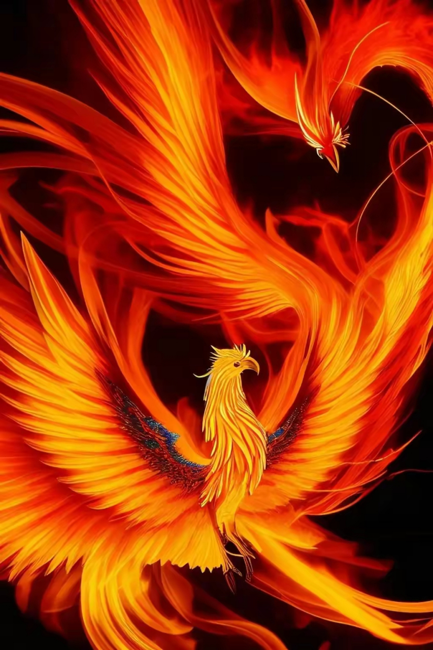 凤凰涅槃冲天起