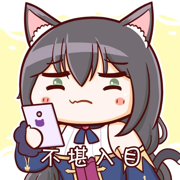 表情包少女(伪),公主连接黑猫表情包