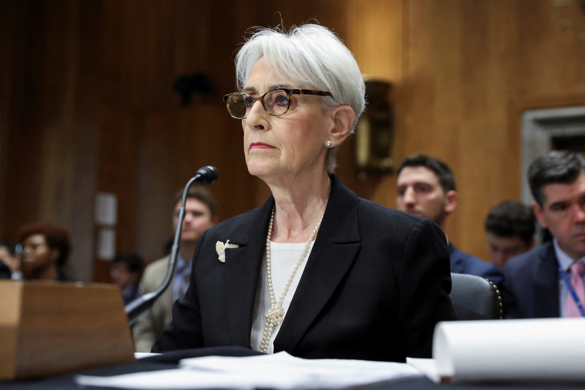 美国副国务卿温迪·谢尔曼告诉韩国:没必要歇斯底里,习惯就好 美国有