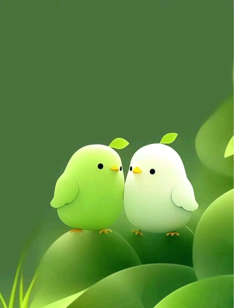 这护眼壁纸不仅绿色养眼,还超级可爱,拿走不谢[嘿哈][嘿哈][嘿哈]