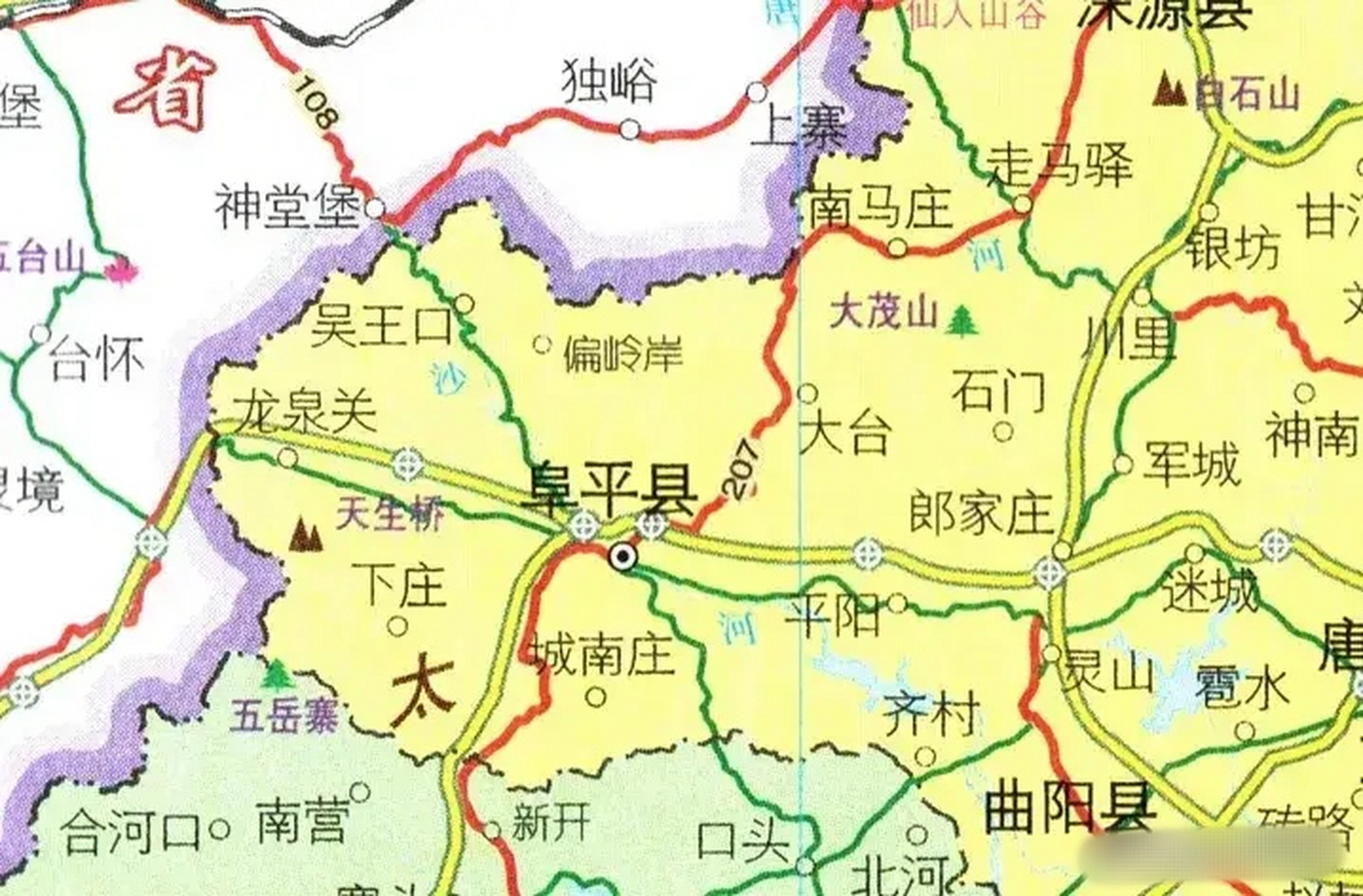 河北省保定分县地图图片