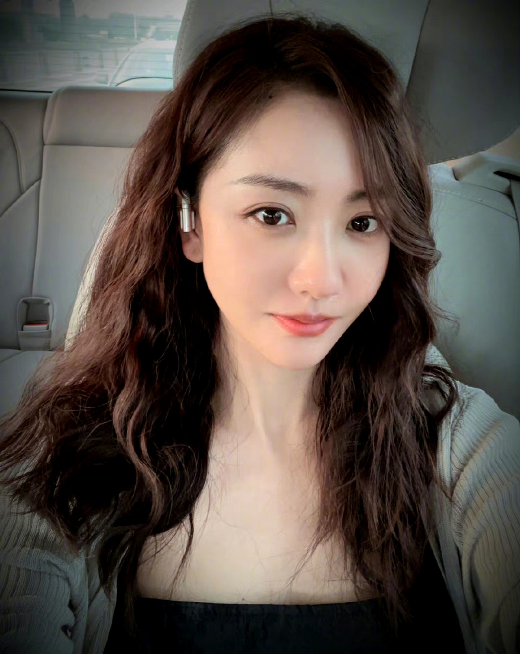 杨蓉羊毛卷发型好好看,状态好好