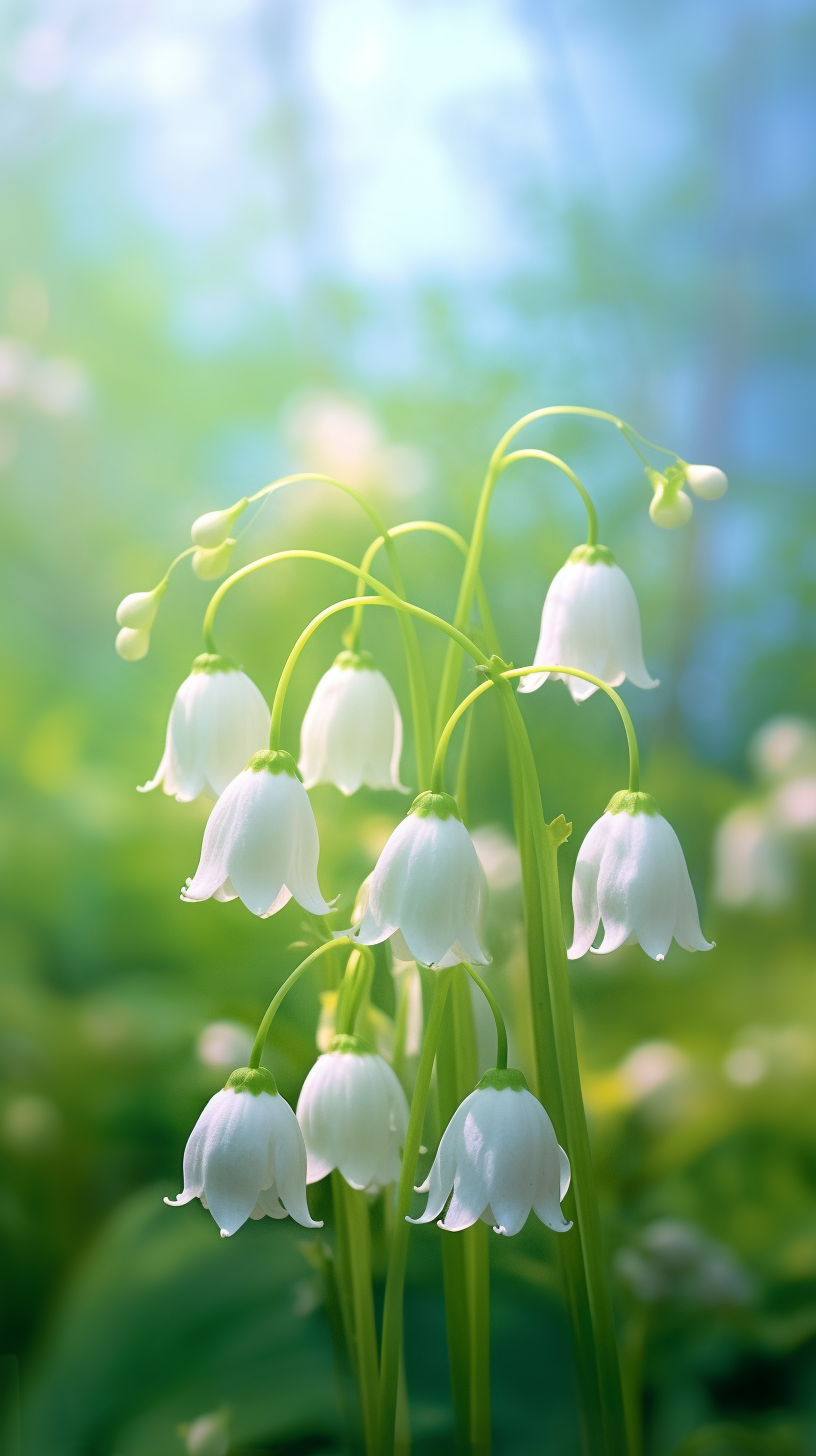 美图:嫣然摇动的铃兰花,美极了