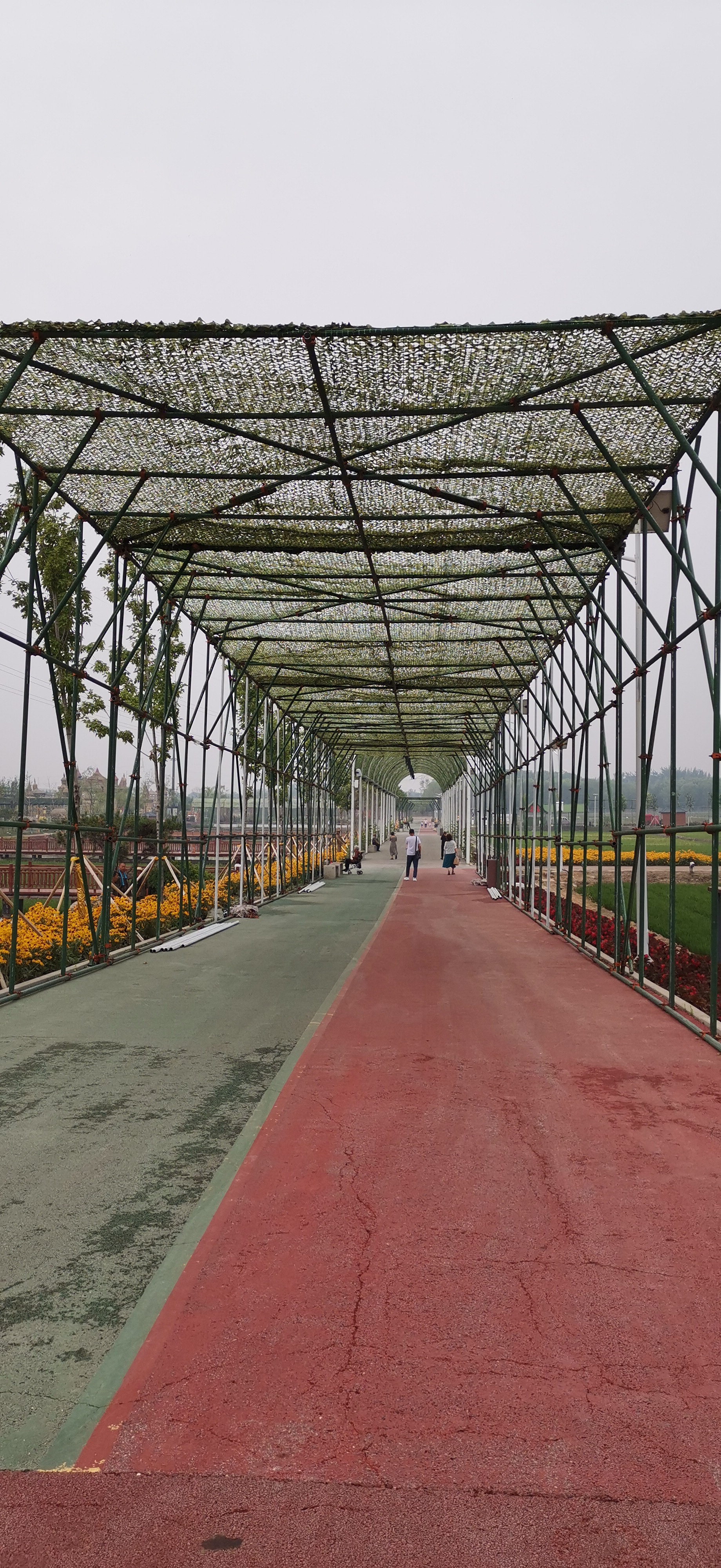太原晋祠,稻田公园旅游观光