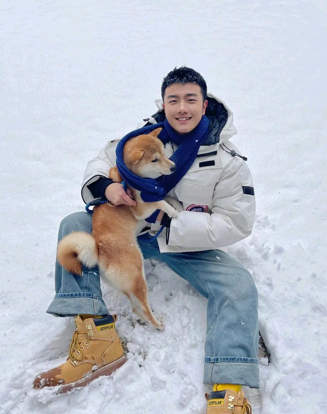 帅哥穿的大黄靴是不是只有北方的人才会穿?