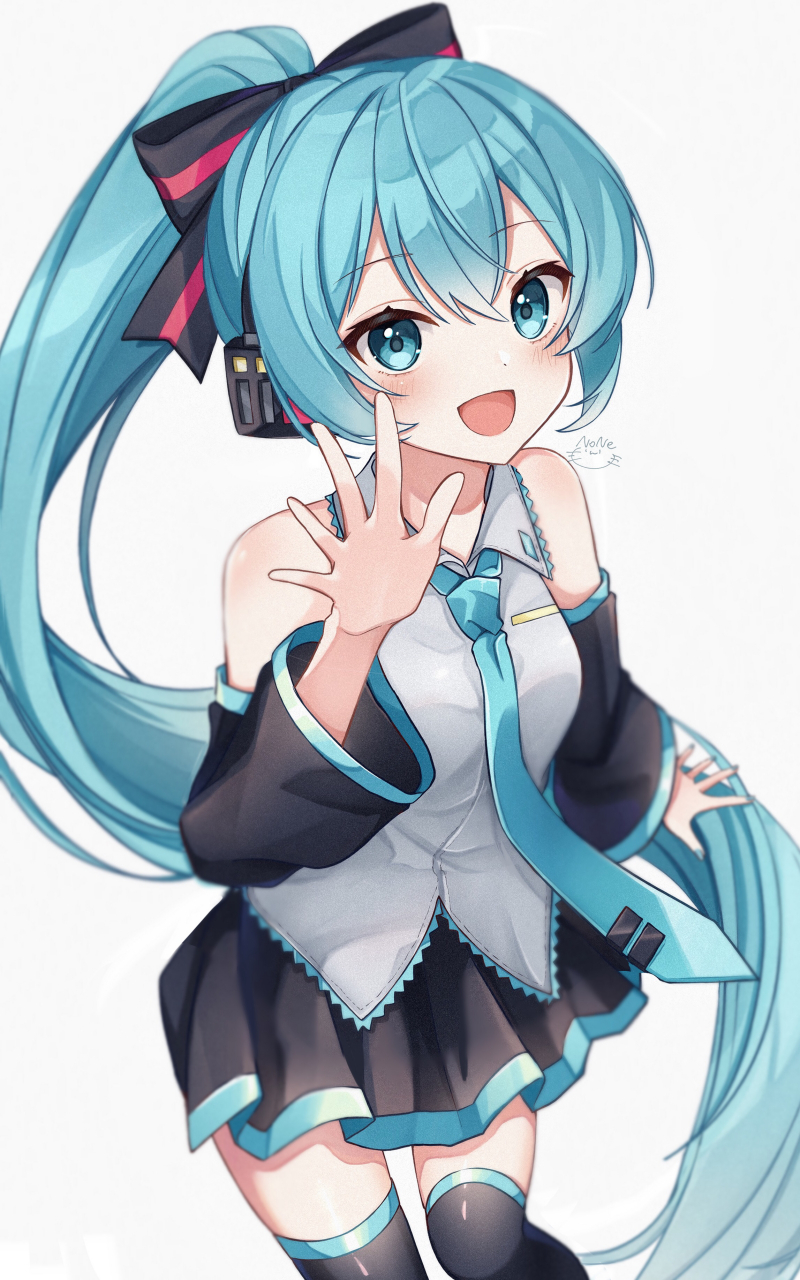 画师:none,单马尾的初音酱#二次元美图# #我爱二次元# #初音未来
